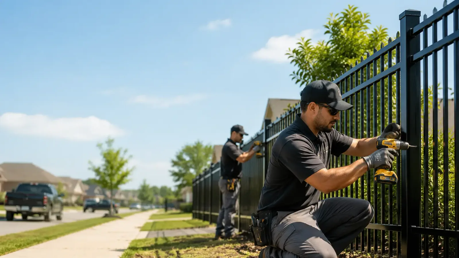 Metal Fence Installation in Angola, LA